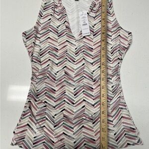 White House Black Market Chevron top